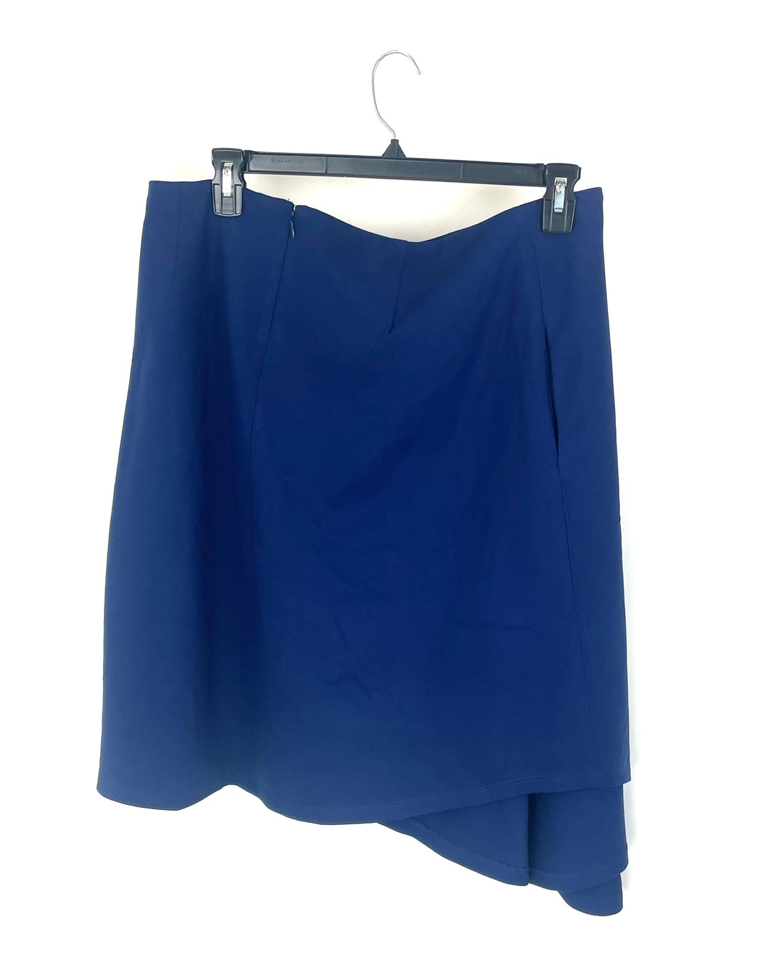 Dark Blue Asymmetrical Skirt - Size 16, 18 and 20