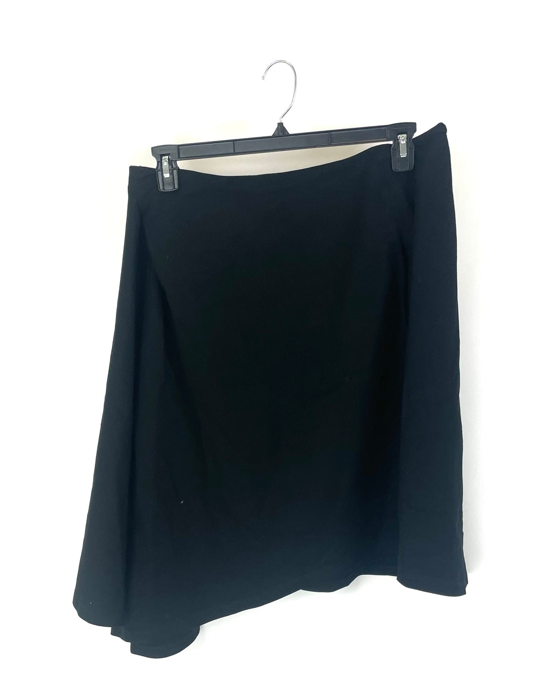 Black Asymmetrical Skirt - Size 14, 16,18 and 20