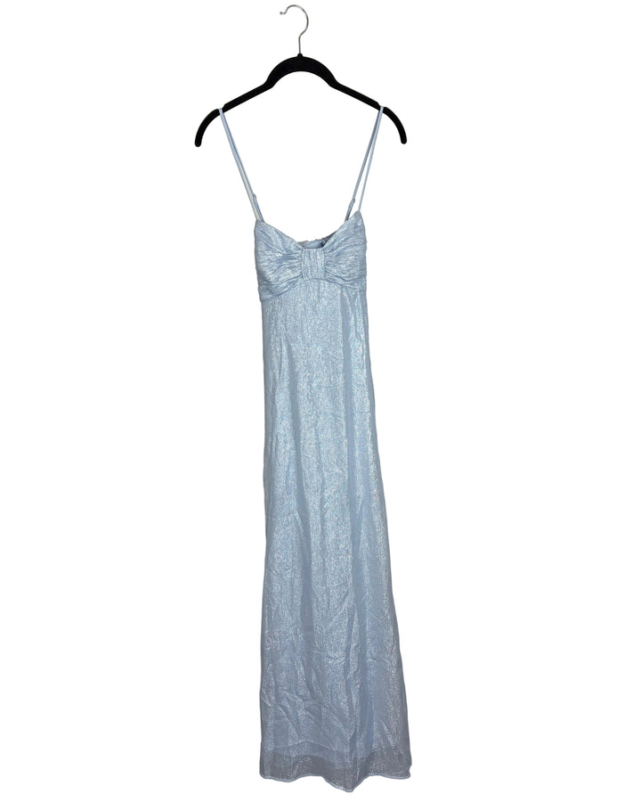Iridescent Blue Bow Top Dress- Size 00 and 0