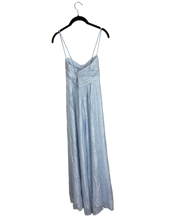 Iridescent Blue Bow Top Dress- Size 00 and 0