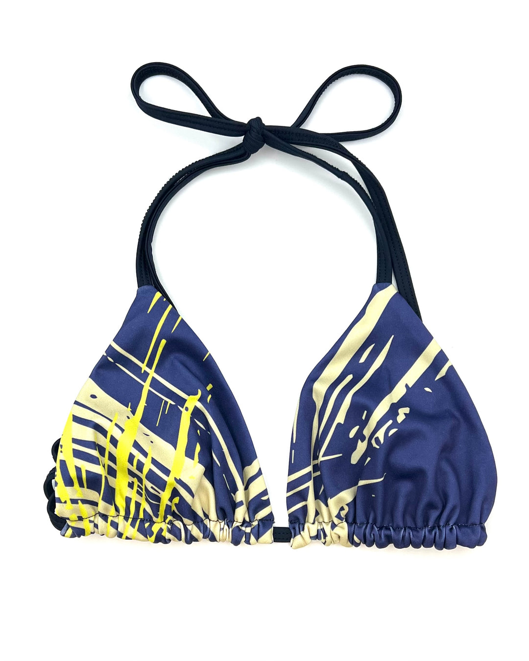 Blue And Yellow Cheeky Bikini Set - Small, Medium and Large