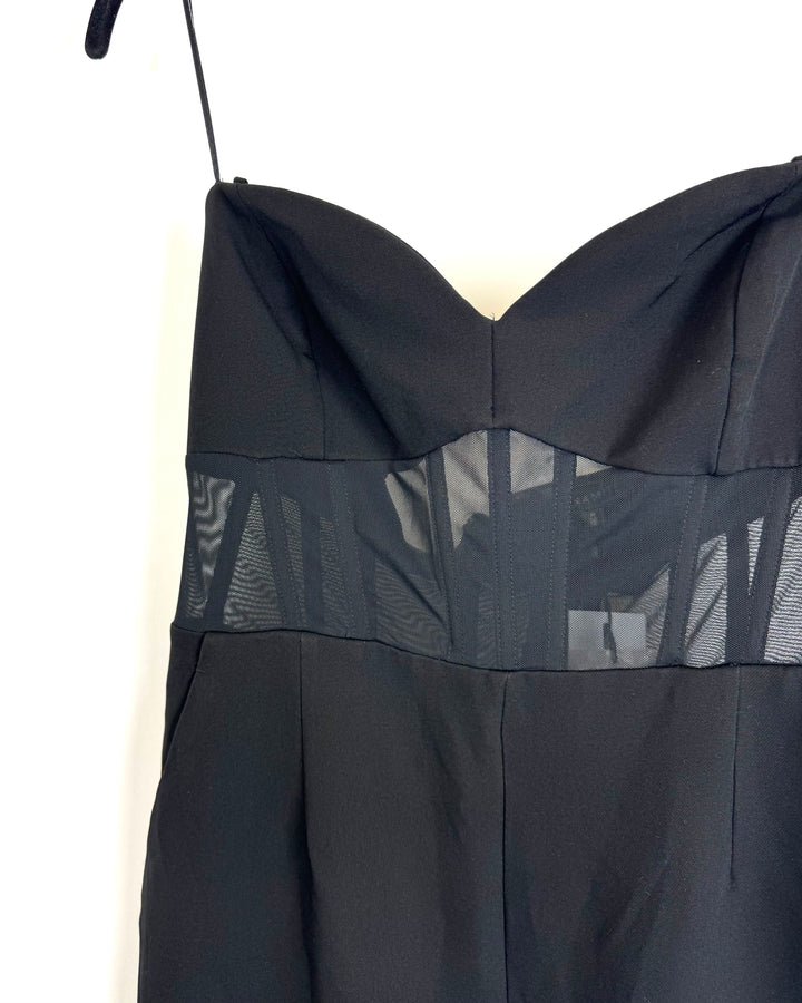 Dynamite Black Corset Jumpsuit - Medium