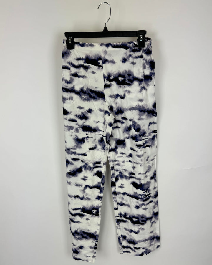 Purple and White Tie Dye Pajama Set - Small