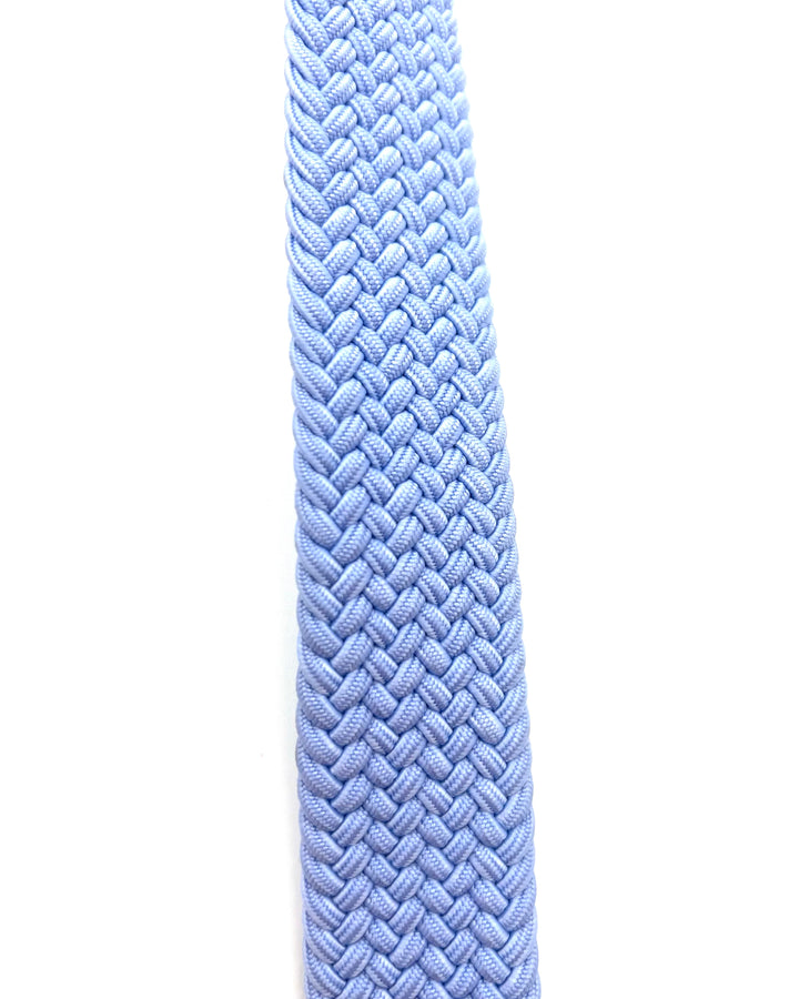 MENS Periwinkle Blue Braided Belt