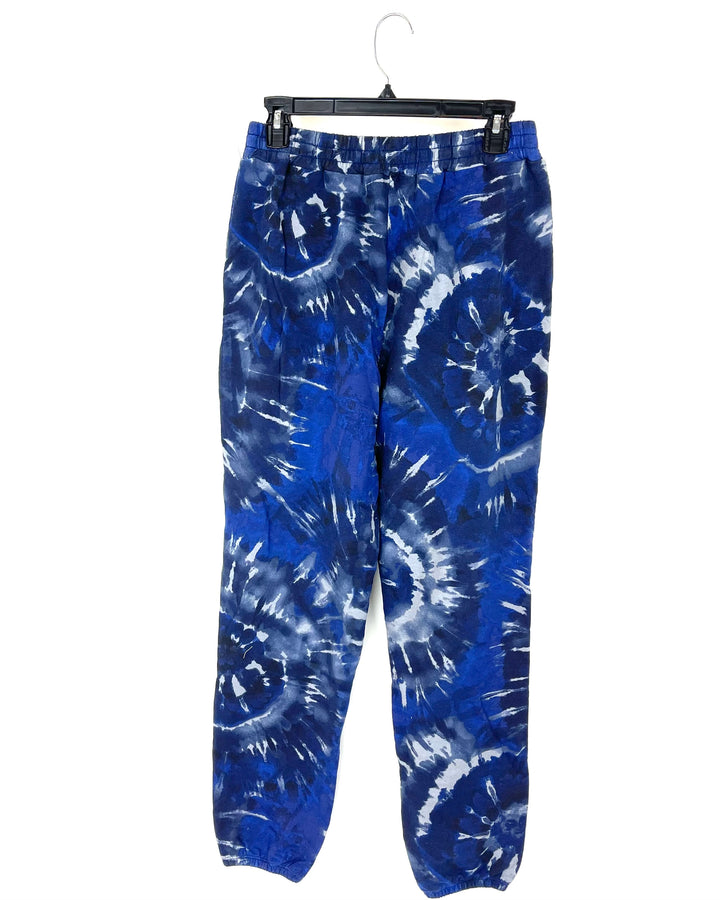 Blue Tie Dye Joggers - Size 4/6