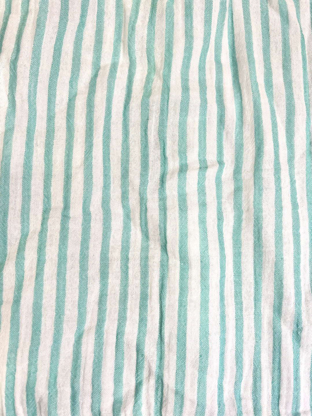 Teal And White Adjustable Waist Long Dress - Size 0 - 16