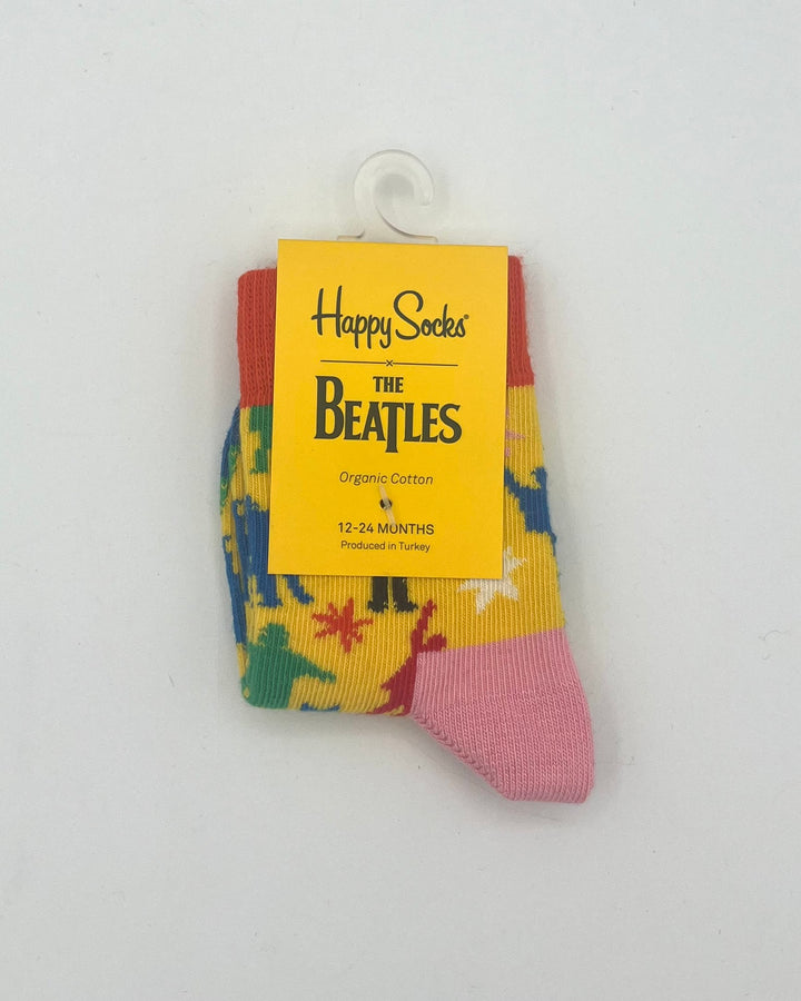 Yellow Rock Band Socks - Kids Size 12-24 Months