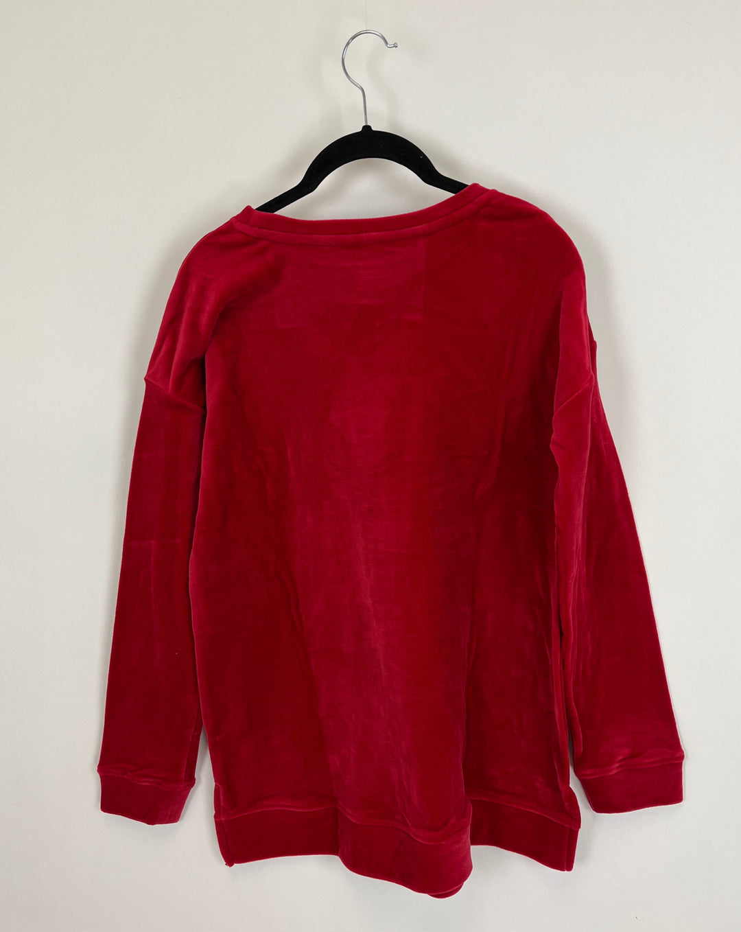 Cherry Red Fleece Top - Size 6/8