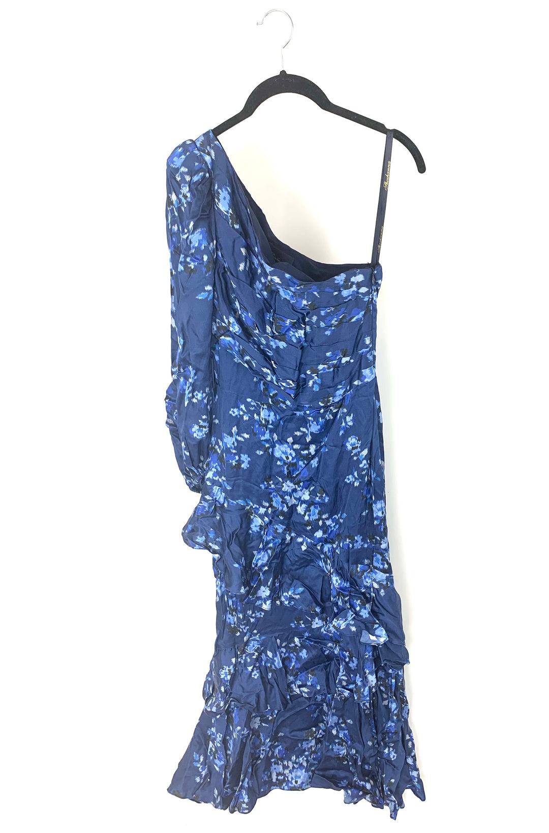 Blue Watercolor Floral One Maxi Dress - Size 4/6 The Fashion Foundation Blue Watercolor Floral One Maxi Dress - Size 4/6 The Fashion Foundation