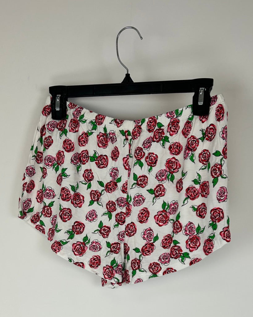 Rose Print Pajama Set - Size 2/4
