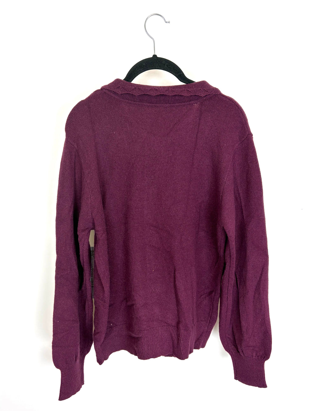 Mulberry Purple Button Down Sweater - Size 4/6