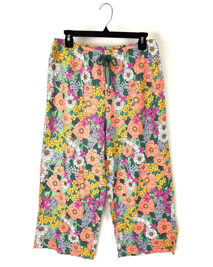 Floral Lounge Pants - Size 6/8