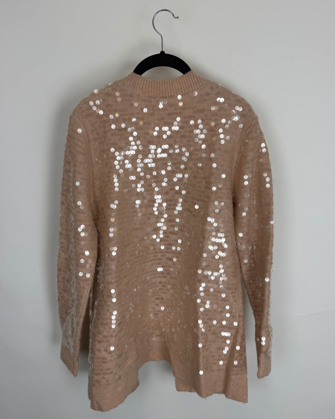Light Pink Sequin Cardigan - Size 2/4