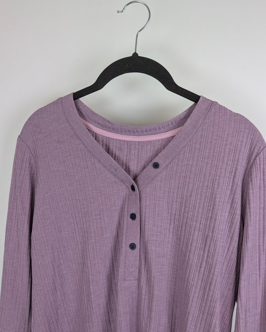 Lilac Flowy Cropped Sleeve Buttoned Top - Small, Extra Extra Large