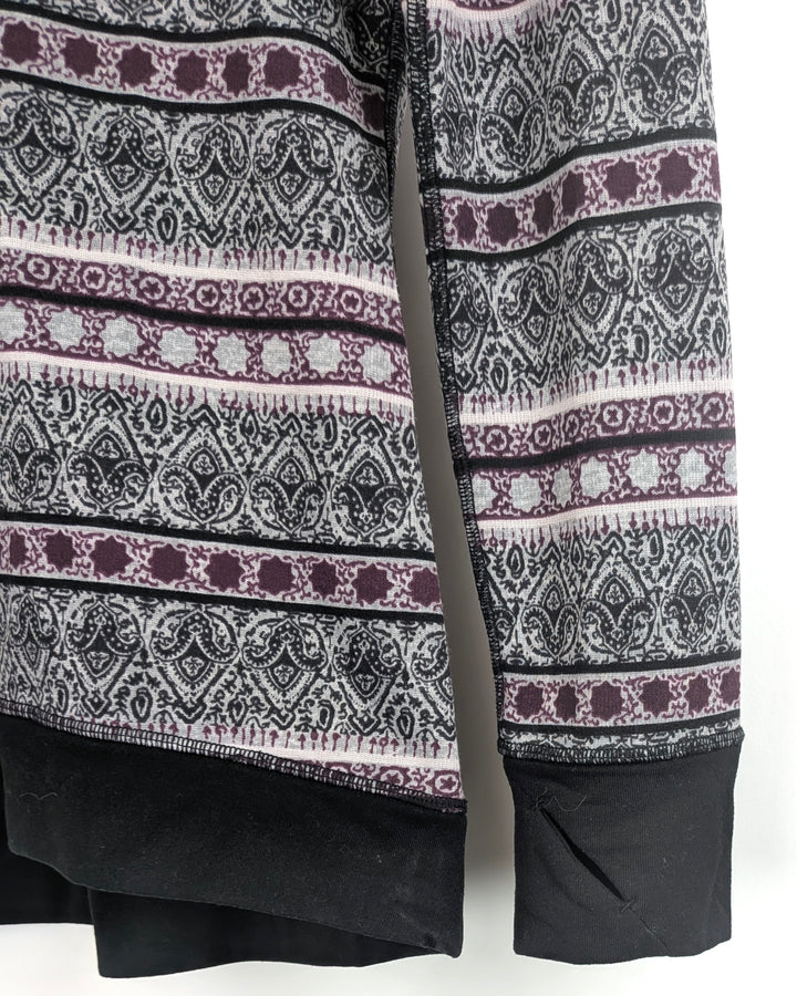 Long Sleeve Fleecewear Patterned Knit Pullover- Size 2/4