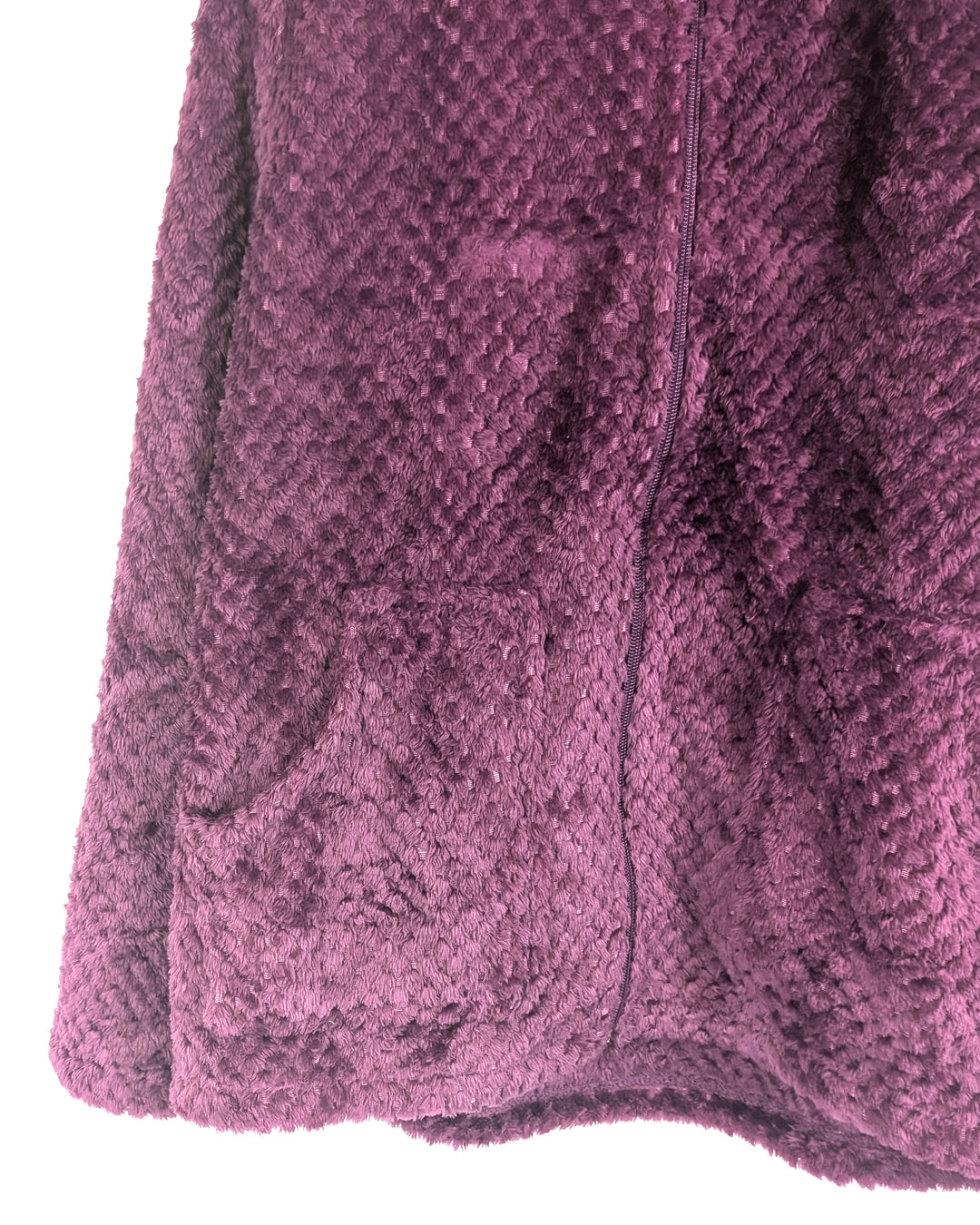 Plum Purple Zip-Up Jacket - Small