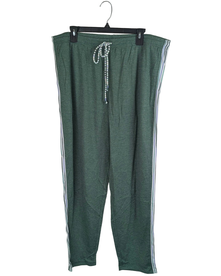 Green Track Style Lounge Pants - Size 1X