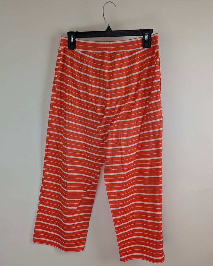 Orange Striped Pajama Pants - Size 2/4