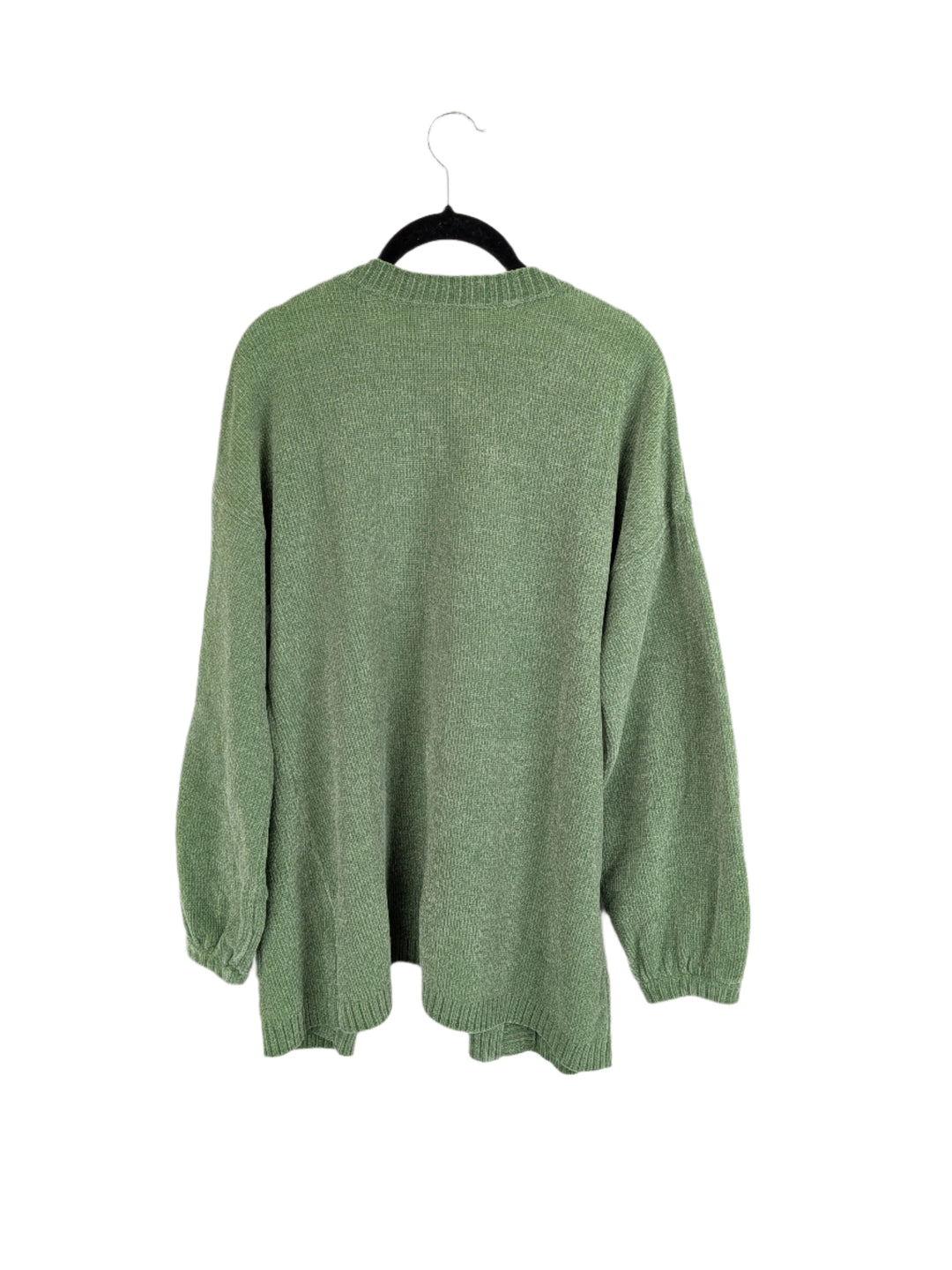 Plush Green Cardigan - Size 6/8