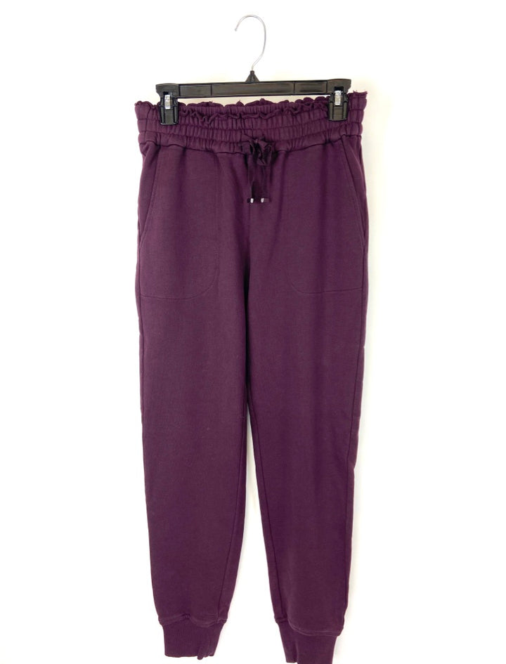 Dark Purple Jogger Sweatpants - Size 6