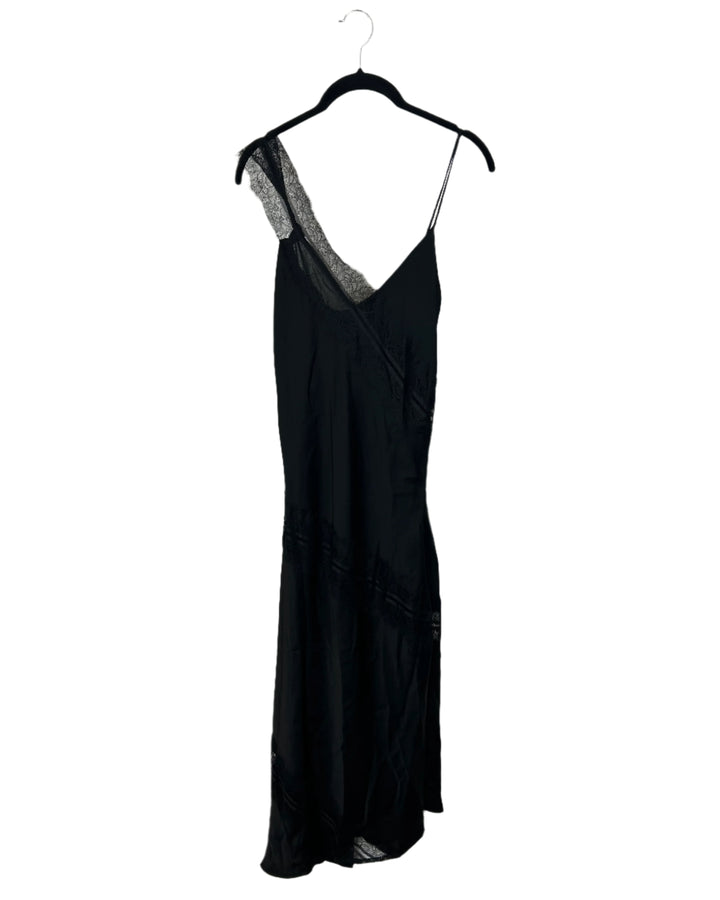 House Of Harlow Black Lace Slip Dress - Small