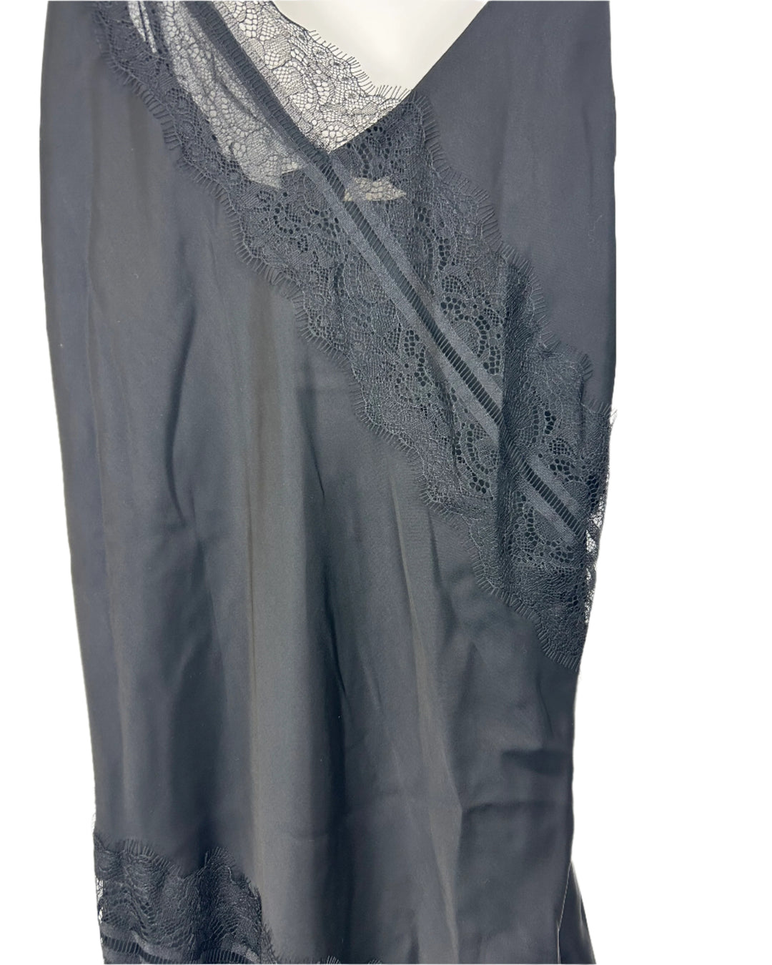 House Of Harlow Black Lace Slip Dress - Small