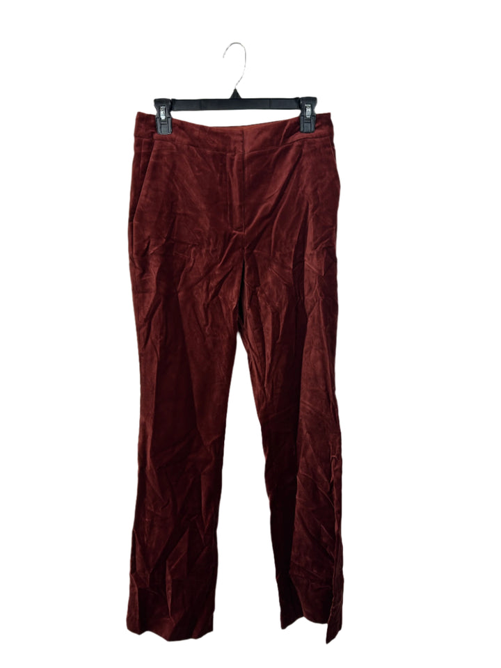 Derek Lam 10 Crosby Mahogany Velvet Pants - Size 6