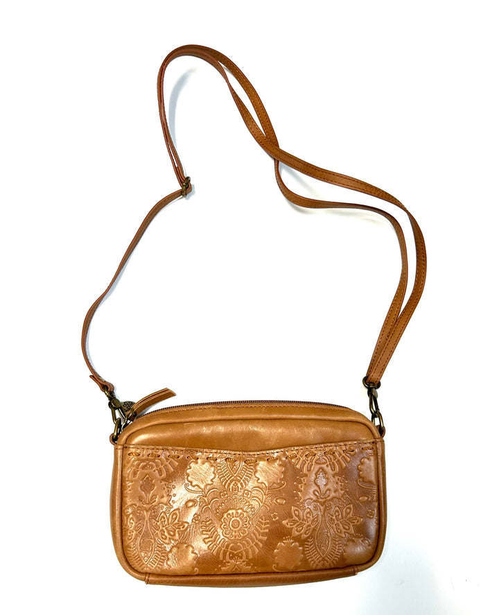 Brown Leather Crossbody Bag