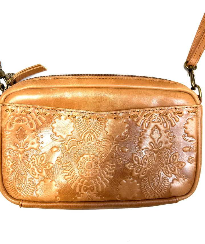 Brown Leather Crossbody Bag