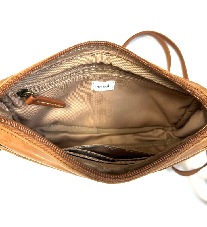 Brown Leather Crossbody Bag