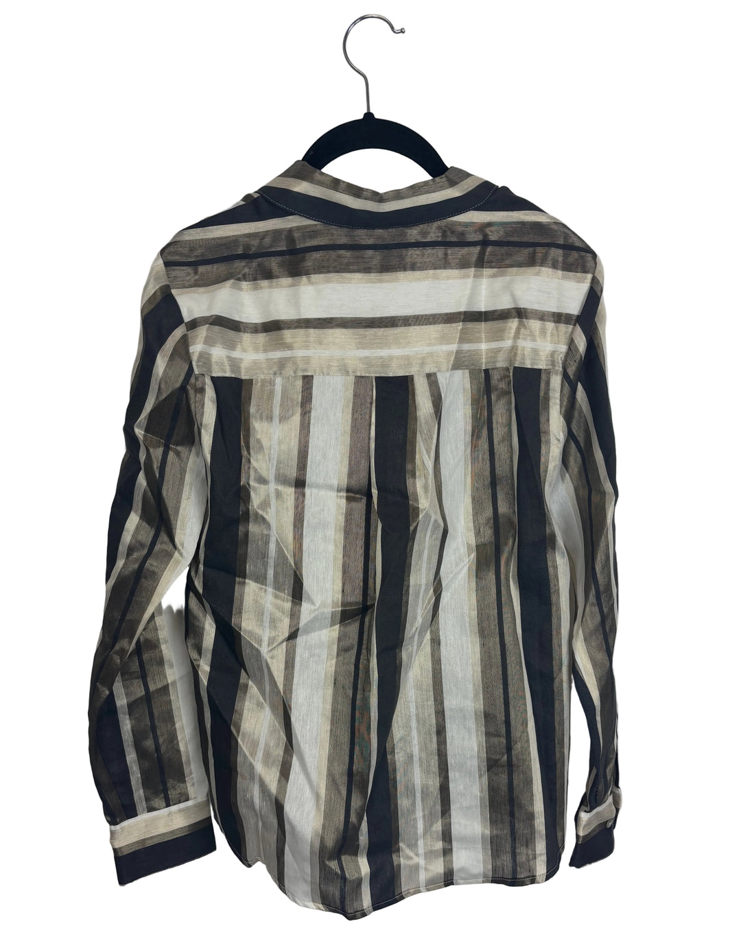 Metallic Striped Button Up- Size 00/0