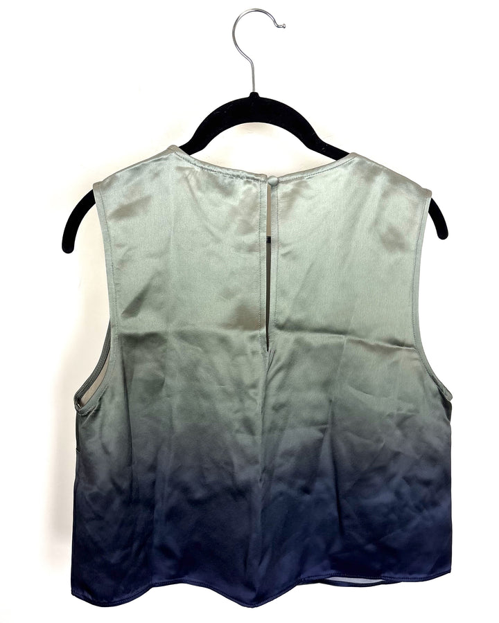 Sage & Navy Ombré Top - Size 0/2, 6/8 and 10/12