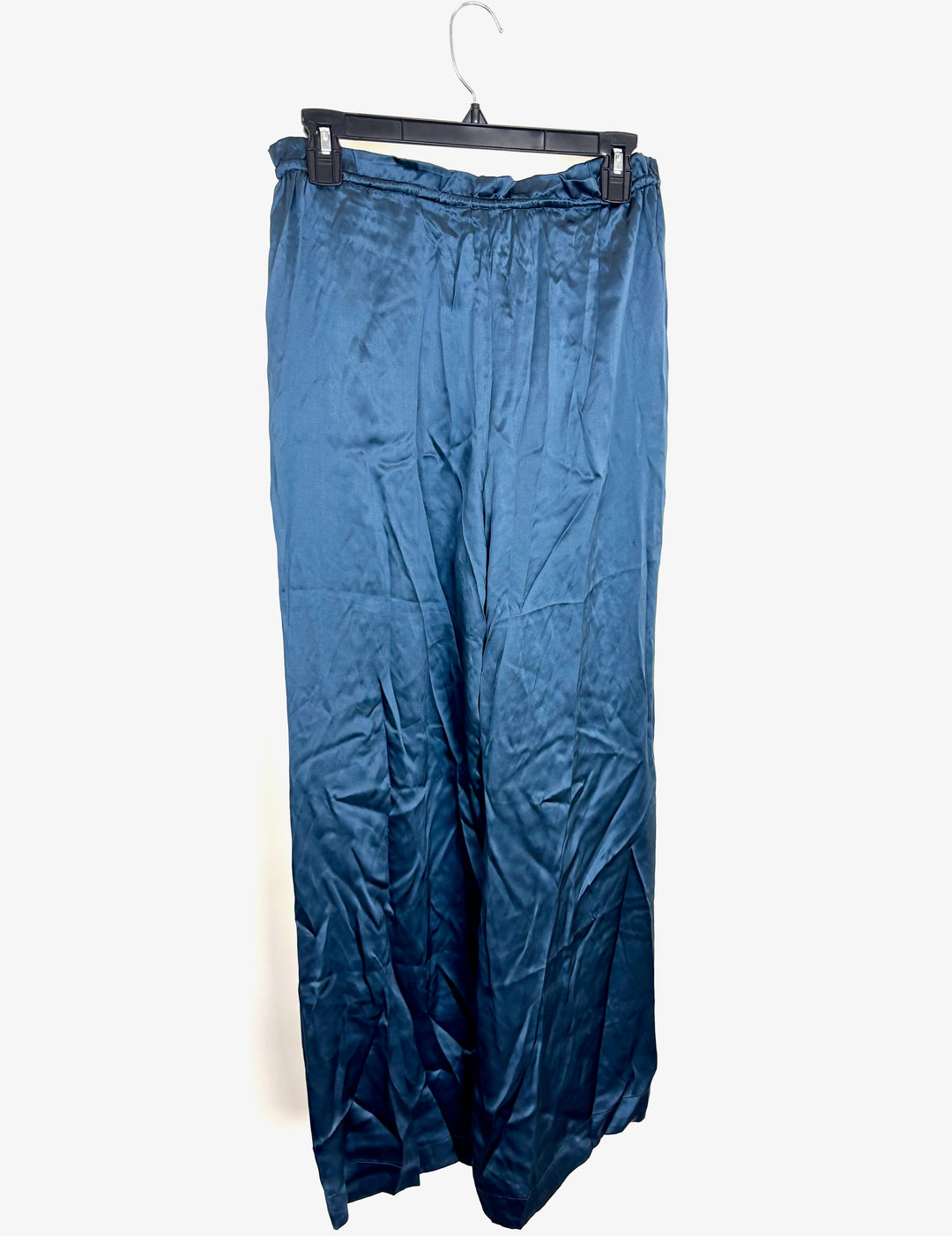 Steel Blue SIlk Pants - Size 4/6