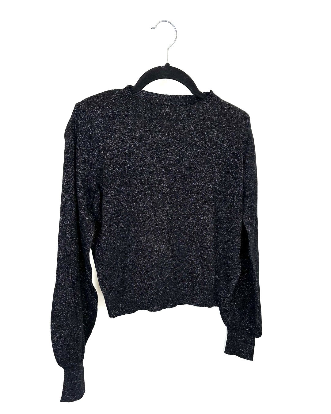 Black and Silver Long Sleeve Top - Size 000/00