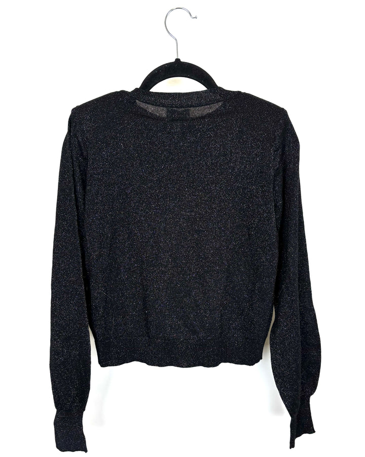 Black and Silver Long Sleeve Top - Size 000/00