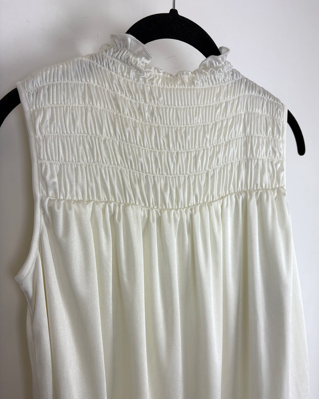 Soft White Smocked Top - Size 2/4