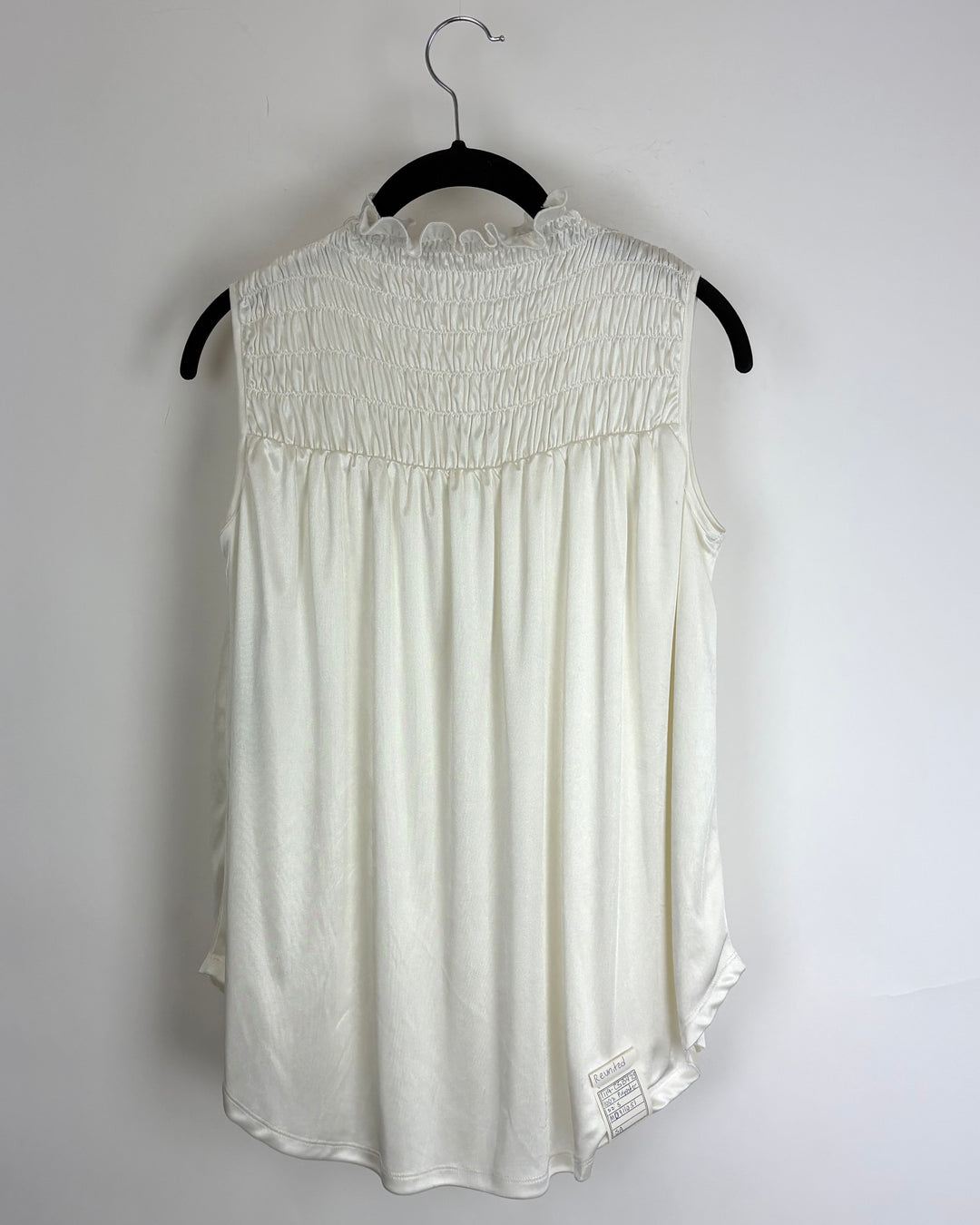Soft White Smocked Top - Size 2/4