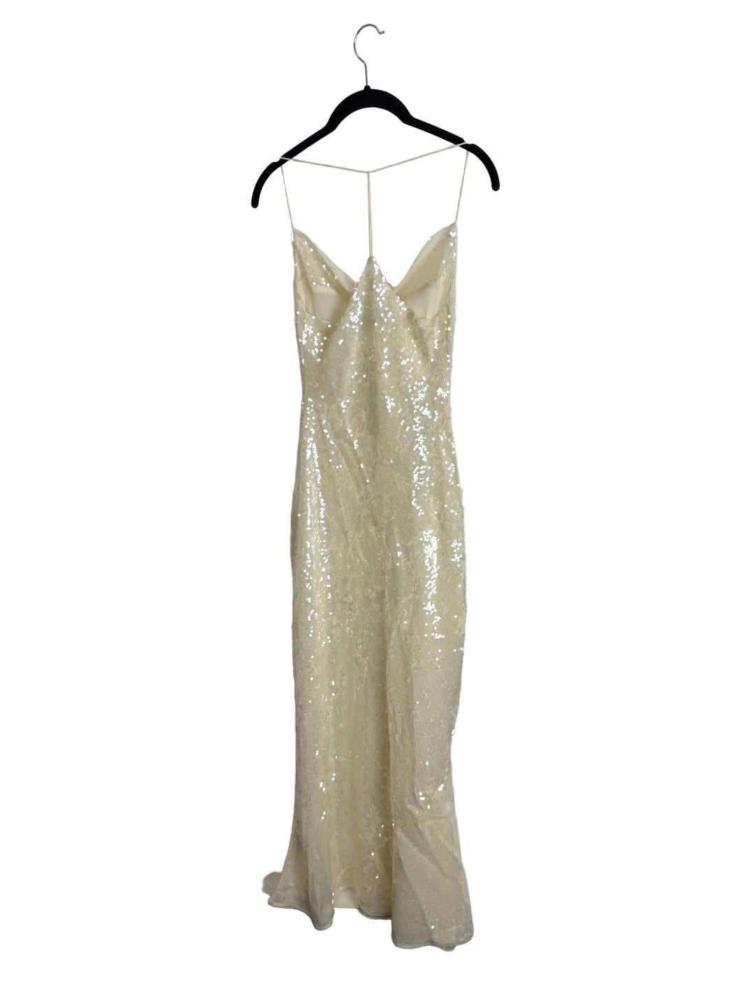 Seashell White Sequin Dress - Size 0/2