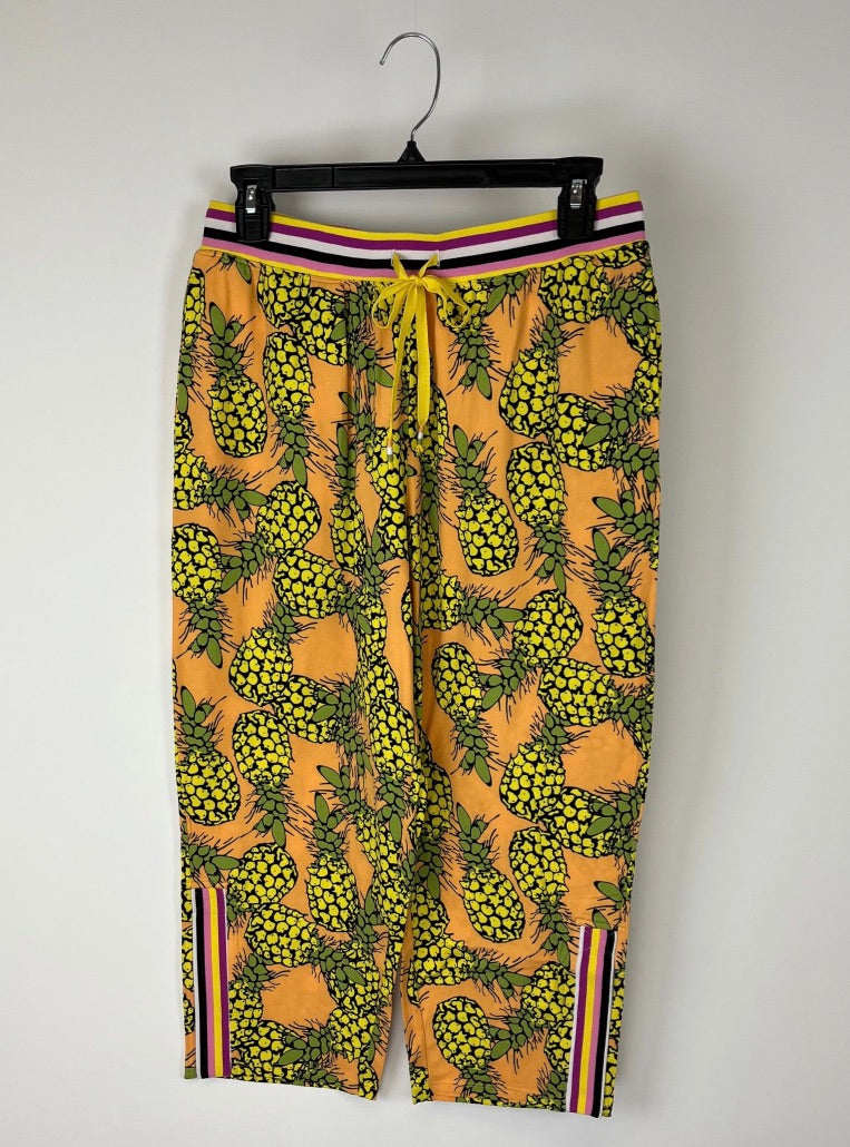 Pineapple Print Pajama Set - Size 6-8