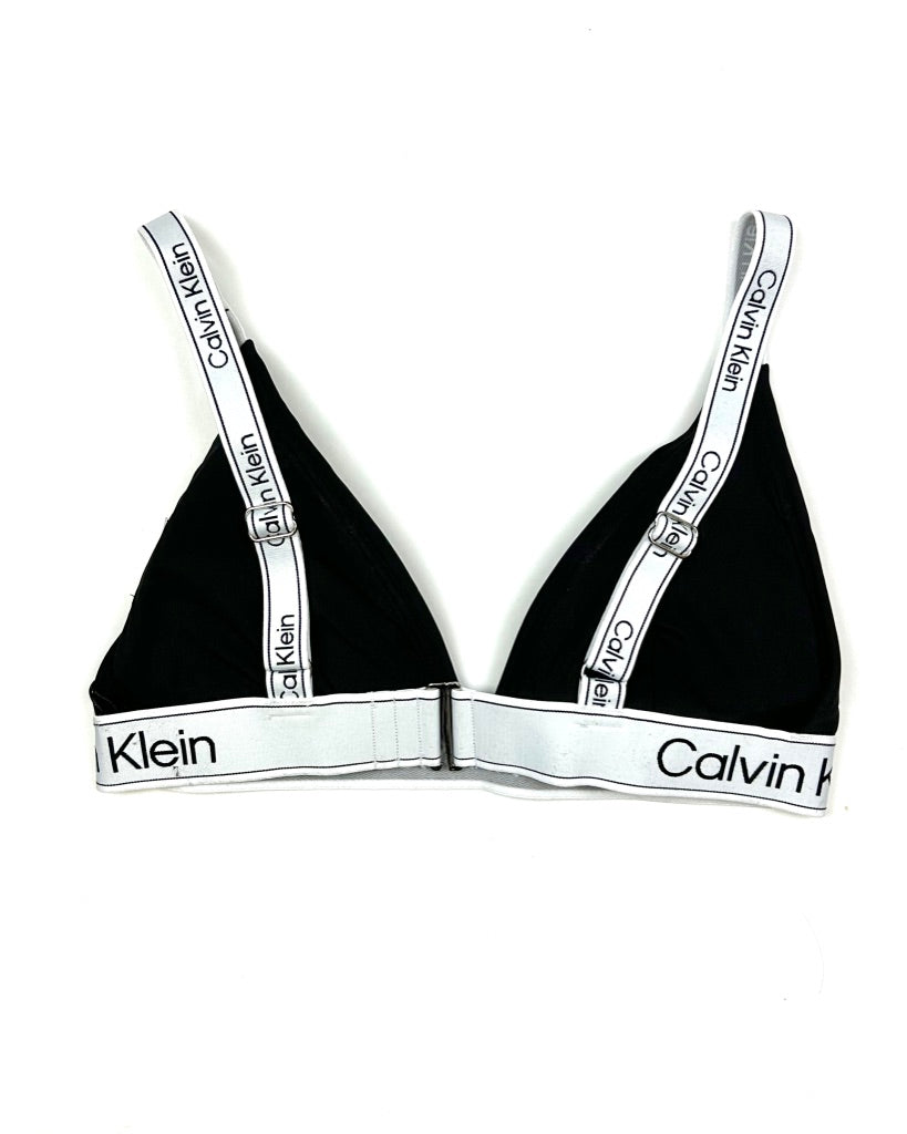 Black and White Bikini Top - Small