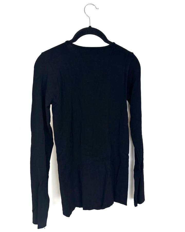 Black Cutout Long Sleeve - Size 2/4