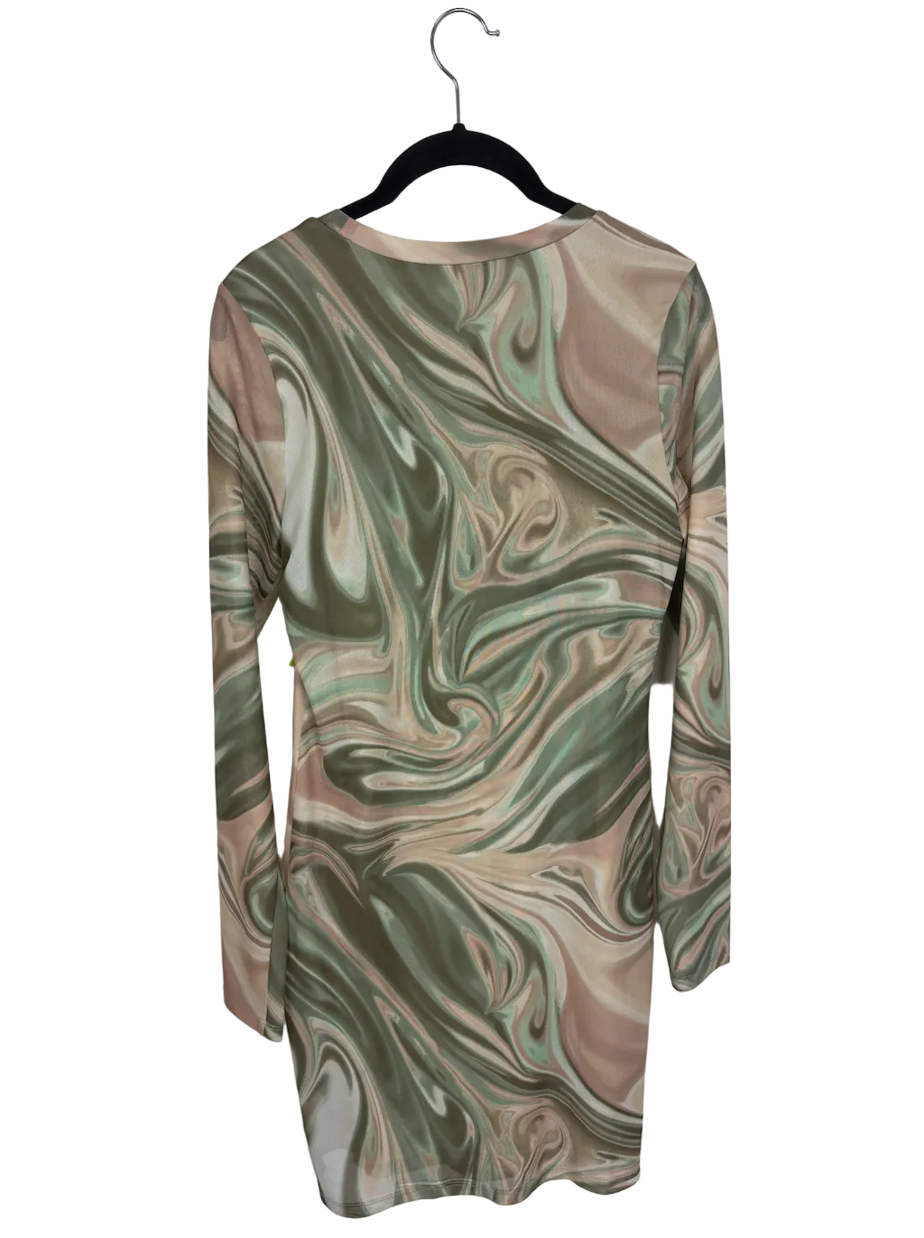 Sage Marble Print Dress - Size 4/6