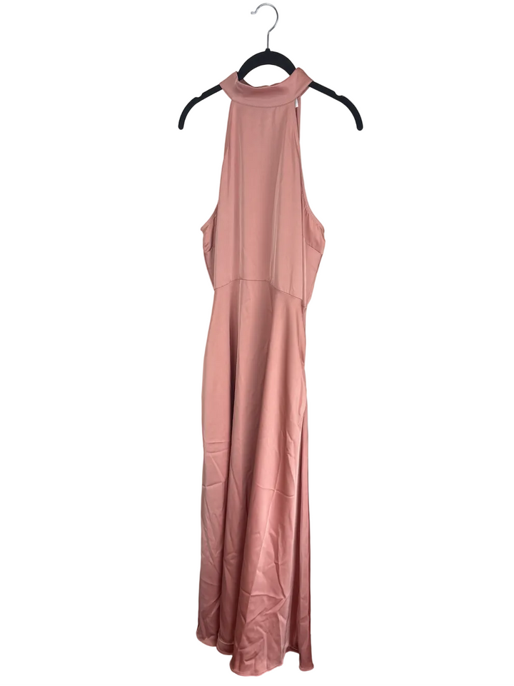Light Coral Halter Dress - Size 4/6