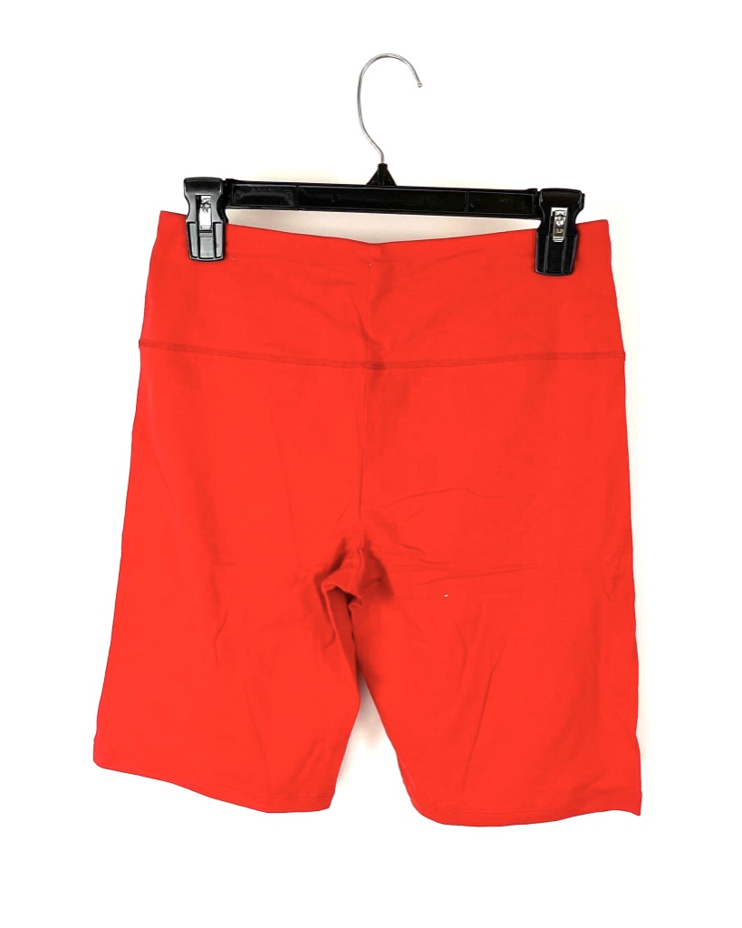 Red Biker Shorts - Size 6/8