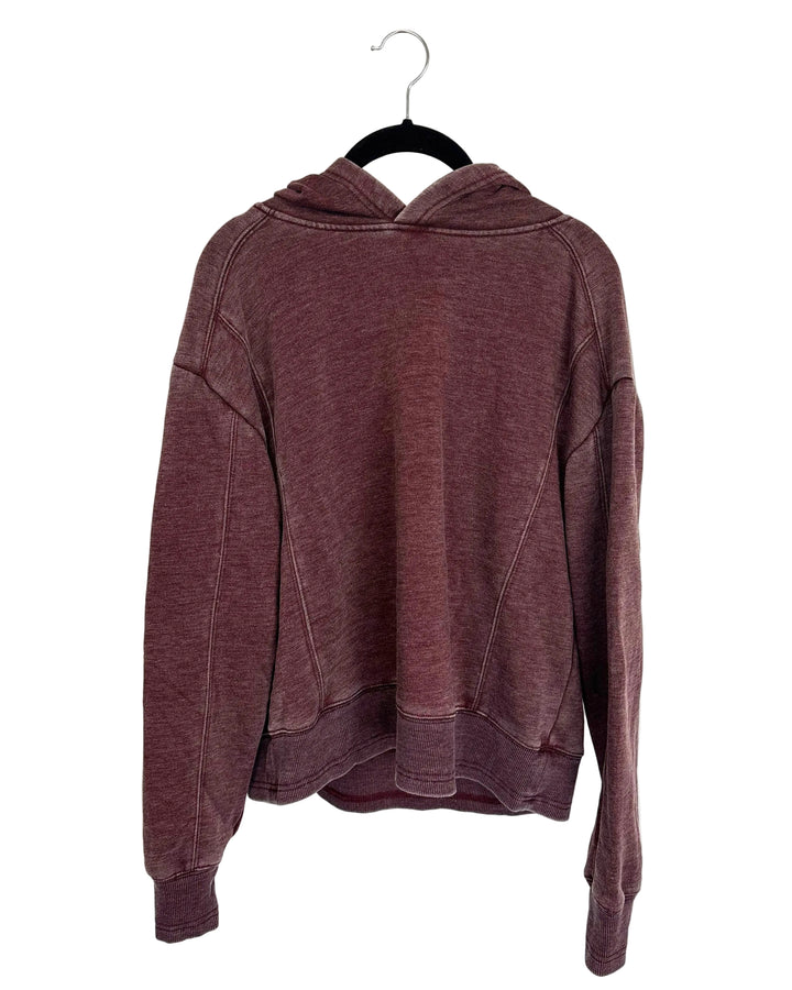 Purple Long Sleeved Hoodie - size 0/2 and 2/4