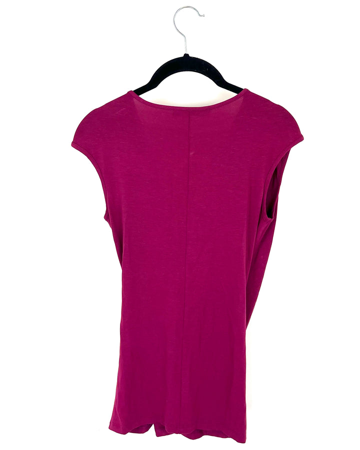 Pink Ruched Tank Top - Size 2/4