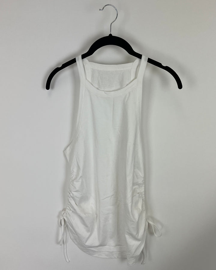 White Halter Tank Top - Size 2/4