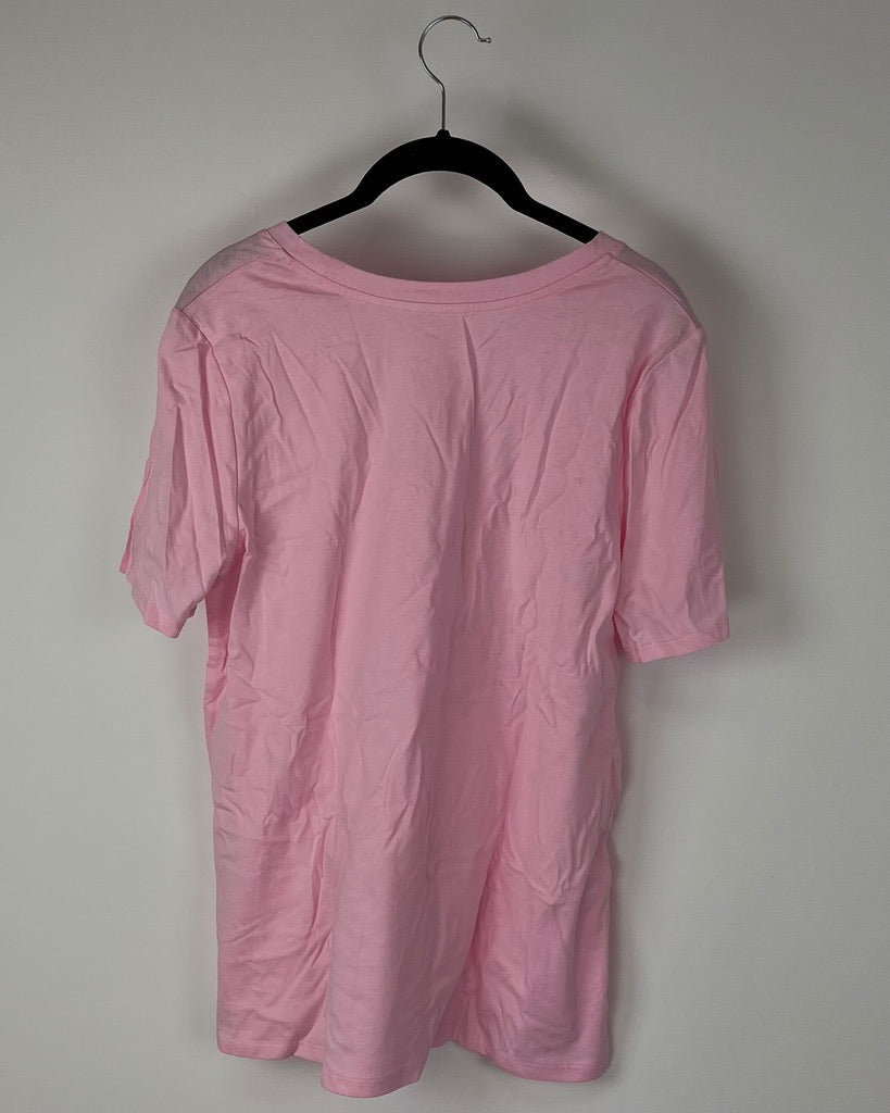 Pink Flower T-Shirt - Size 6/8