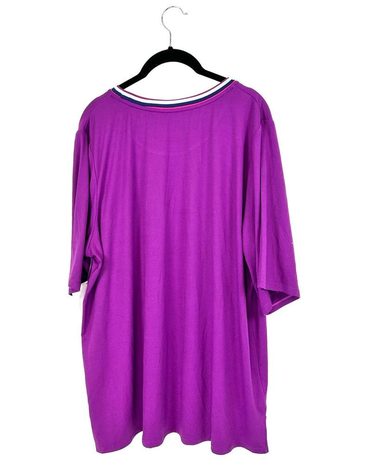 Purple Soft Top - Size 1X