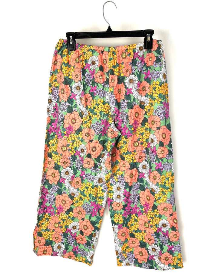 Floral Lounge Pants - Size 6/8